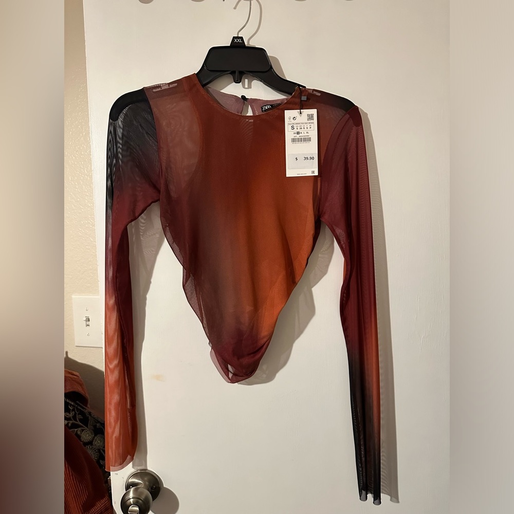 Mesh blouse